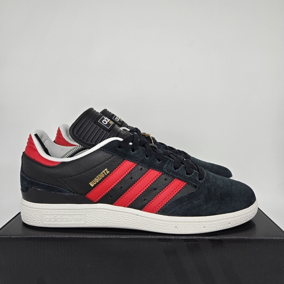 New Adidas Busenitz Pro 'Black Scarlet' Men's Skateboarding Shoes Size 11 - Picture 3 of 8